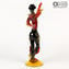 Figurines Flamenco Dencers - Rouge - Verre de Murano Original Omg