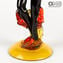 Flamenco Dencers Figurines - Red - Original Murano Glass Omg