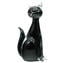 Gatto Nero - Scultura Elegante - Vetro di Murano Originale OMG