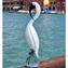 Airone - Elegante Scultura - Vetro di Murano Originale OMG