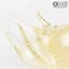 Figura cisne - Con oro puro - Cristal de Murano original OMG