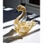 Figura cisne - Con oro puro - Cristal de Murano original OMG