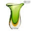 Vaso Cobra - Verde Sommerso - Vetro di Murano Originale OMG