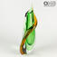 Florero Calla - Deep Green Sommerso - Cristal de Murano original OMG