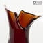 꽃병 물고기-Red Sommerso-Original Murano Glass OMG