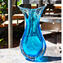 Vase Fish - Cyan Sommerso - Original Murano Glass OMG