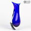 꽃병 물고기-Blue Sommerso-Original Murano Glass OMG