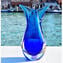 فازة سمك - بلو سومرسو - زجاج مورانو الأصلي OMG