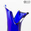 꽃병 물고기-Blue Sommerso-Original Murano Glass OMG