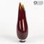 Vase Swallow - Rouge Sommerso - Verre de Murano Original OMG