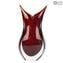 Vase Swallow - Red Sommerso - Original Murano Glass OMG