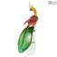 Female Parrot - Glass Sculpture - Original Murano Glass OMG