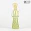 Green Angel - com folha de ouro - Original Murano Glass Omg