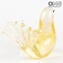 鴿子-純金24kt-原裝Murano玻璃OMG