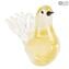 Dove - Pure Gold 24kt - Original Murano Glass OMG