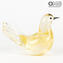 Dove - Pure Gold 24kt - Original Murano Glass OMG