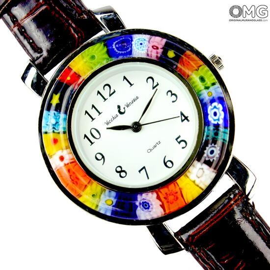 reloj_murano_glass_millefiori_brown2.jpg