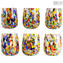 6er Set Trinkgläser - Arlecchino - Original Murano Glass OMG