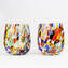 6er Set Trinkgläser - Arlecchino - Original Murano Glass OMG