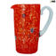 Pitcher Monocrome - Red - Original Murano Glass OMG