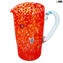 Pitcher Monocrome - Red - Original Murano Glass OMG