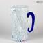 Pitcher Monocrome - White - Original Murano Glass OMG