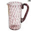 Pitcher Monocrome - Baleton - Original Murano Glass OMG