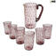 Pitcher Monocrome - Baleton - Original Murano Glass OMG