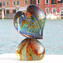 Liebesherz - Chalcedonglas - Original Murano Glass Omg