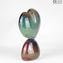 Coeur d'amour - Verre de calcédoine - Verre de Murano Original Omg