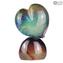 Coeur d'amour - Verre de calcédoine - Verre de Murano Original Omg