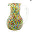 Pichet Polychrome - Taches de Venise - Verre de Murano Original OMG