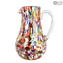 Pitcher Polychrome - Stains of Venice - Original Murano Glass OMG