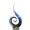 Liebeswelle - Skulptur aus Chalzedon - Original Murano Glass Omg