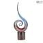 Love Wave - Escultura en calcedonia - Vidrio de Murano original Omg