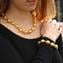 Bracelet Stones Ravello - with Gold - Original Murano Glass OMG