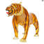 Escultura Tigre Malesia Vidro Murano Original