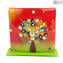 The Tree of Life - Clock with Pedestal - Murano Glass watch Millefiori