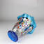 宜必思淺藍色-花瓶-穆拉諾玻璃Millefiori