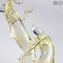 Sculpture Lovers Dancers - Cristal et or - Verre de Murano original OMG