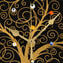 Horloge murale - L'arbre de vie - Verre de Murano original OMG