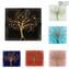 Horloge murale - L'arbre de vie - Verre de Murano original OMG