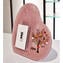 Marco de fotos - Árbol de la vida rosa - Cristal de Murano original OMG