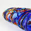 Harlequin Vase - Blue - Original Murano Glass