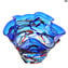 Harlequin Centerpiece - Blue - Original Murano Glass OMG