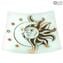 빈 주머니-Sun and Moon White-Original Murano Glass OMG