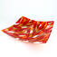 Platte Nuance - Rot - Original Murano Glas OMG