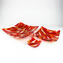 Plate Nuance - Red - Original Murano Glass OMG