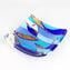 Plate Nuance - Hellblau - Original Murano Glass OMG