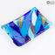 Assiette Nuance Long - Bleu - Verre de Murano Original OMG